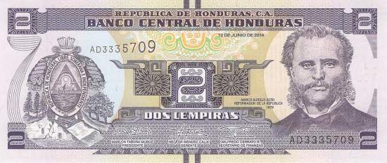 2 Lempiras 12.6.2014